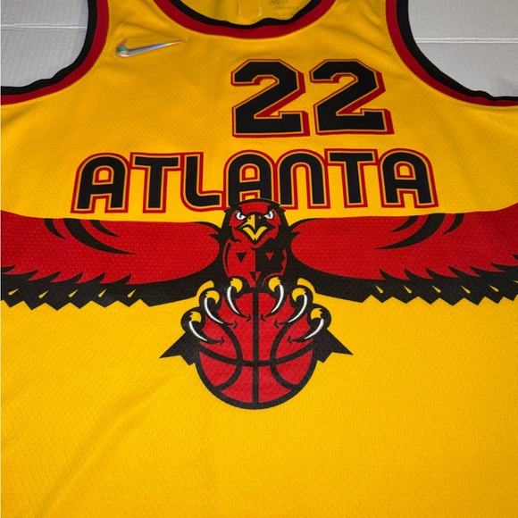 Nike NBA Atlanta Hawks# 22 Reddish City Edition Jersey Mens Size L - Picture 5 of 14